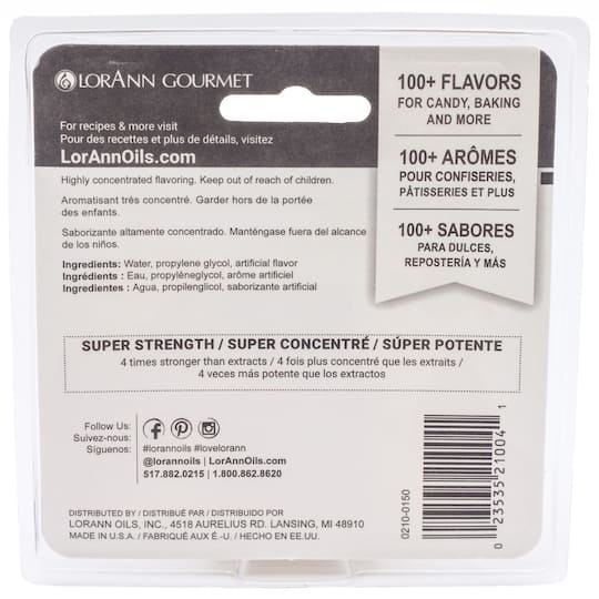 12 Packs: 2 ct. (24 total) LorAnn Butterscotch Flavoring, 1/8oz.